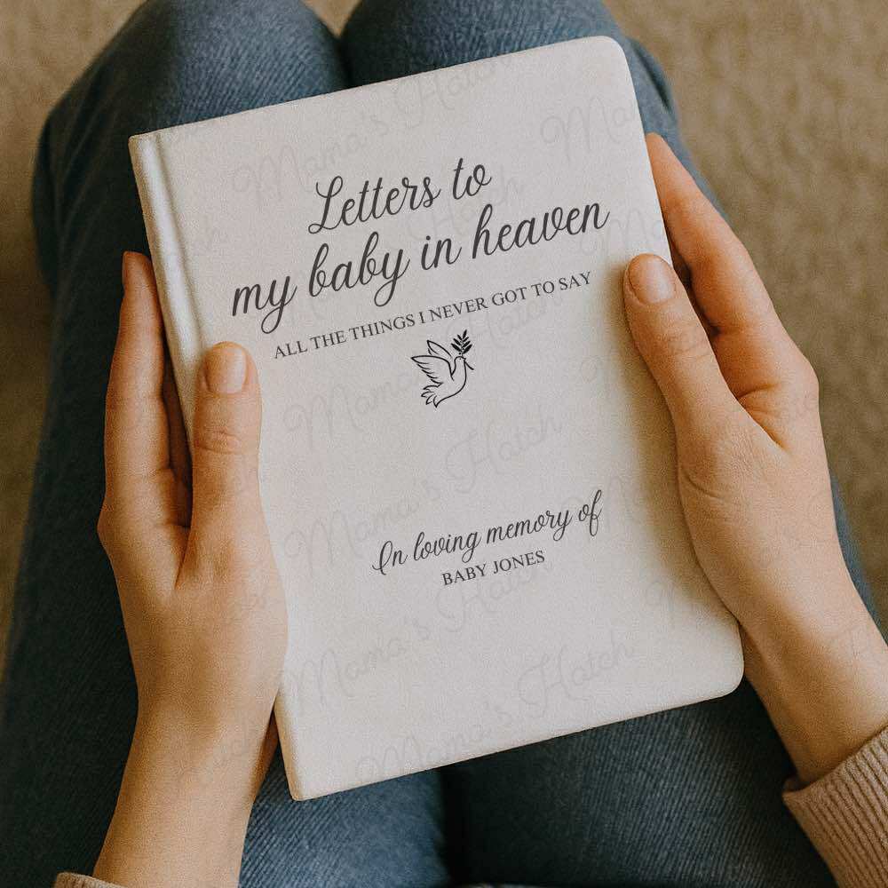Personalised 'Letters To My Baby In Heaven' Book