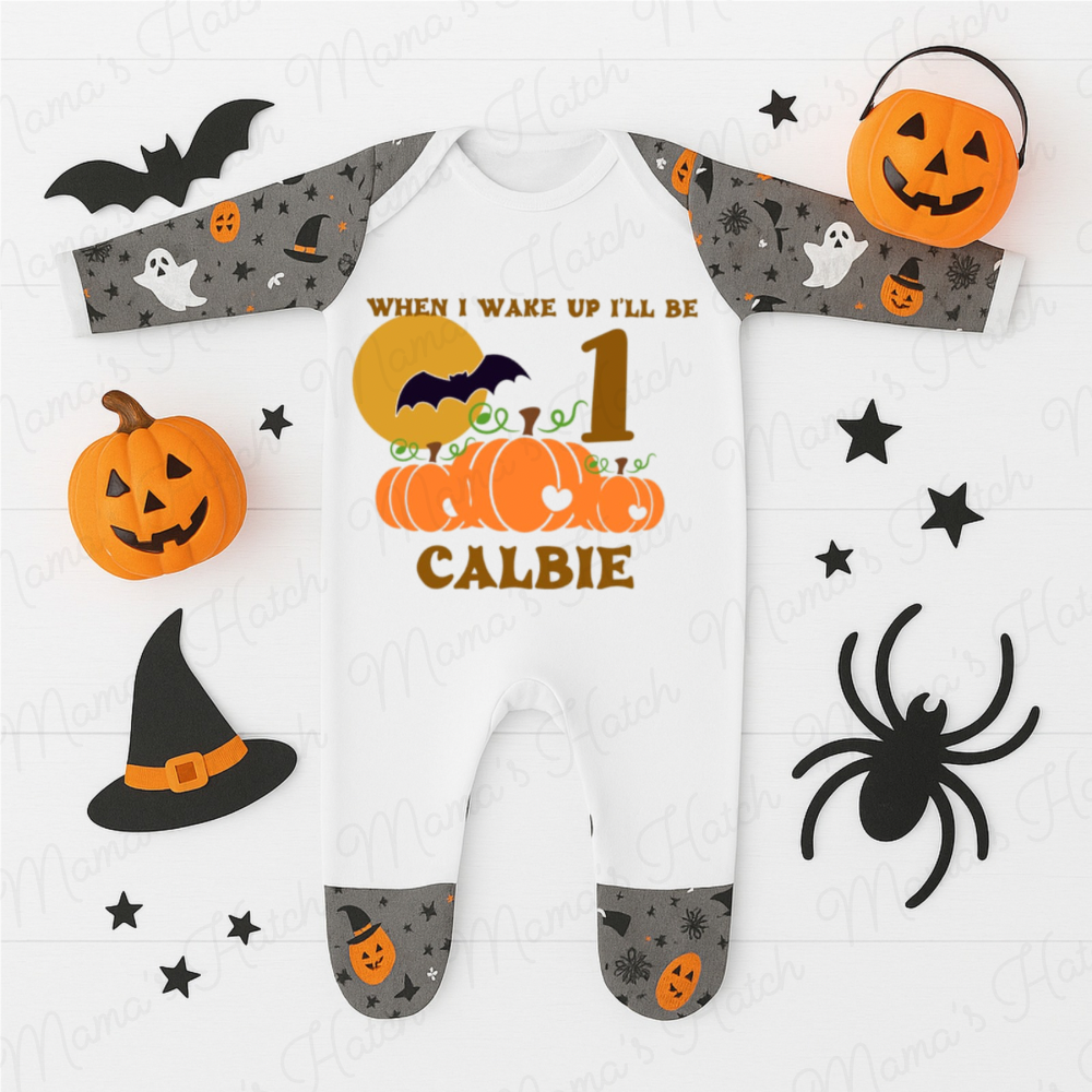 Halloween Birthday Romper