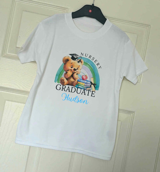 Nursery Graduate T-Shirt - Blue