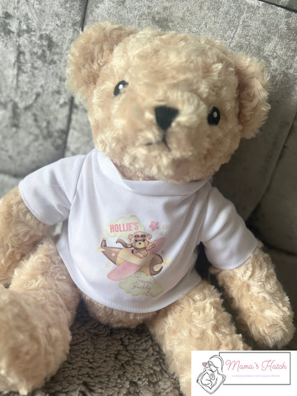 Travel Buddy Teddy - Pink