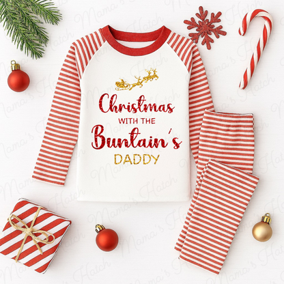 Men’s Adults Christmas With The Family Pyjamas