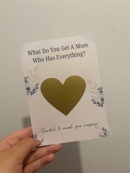 Pregnancy Announcement Scratch Card