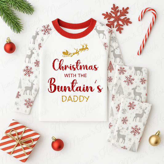 Men’s Adults Christmas With The Family Pyjamas