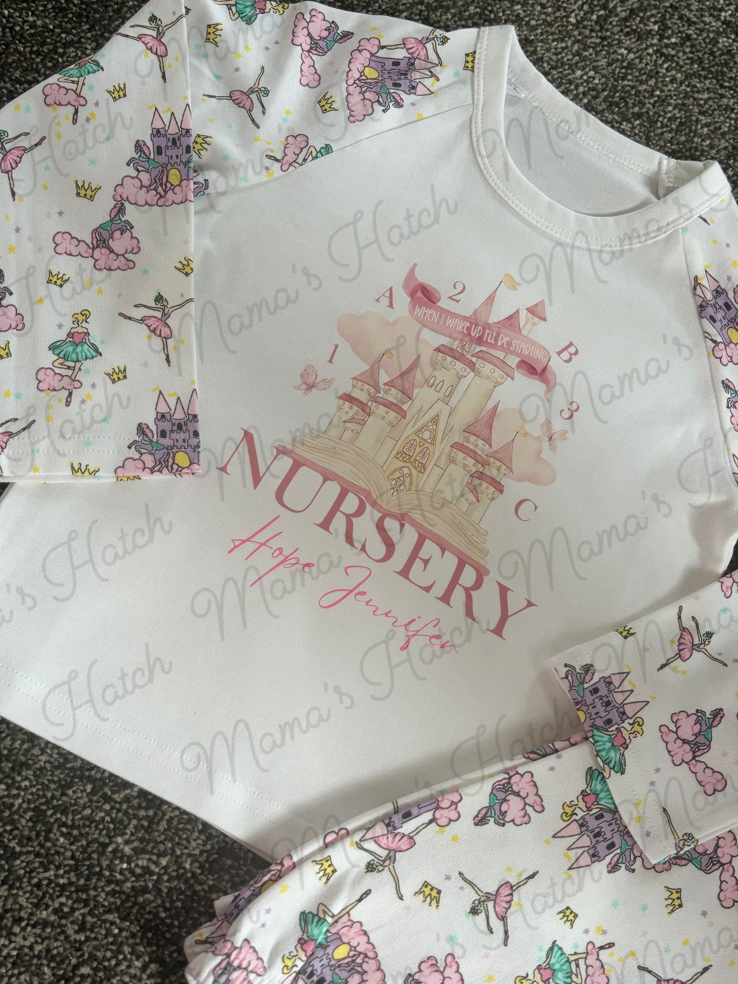When I Wake Up I Will Be Starting Nursery/School Castle Pyjamas