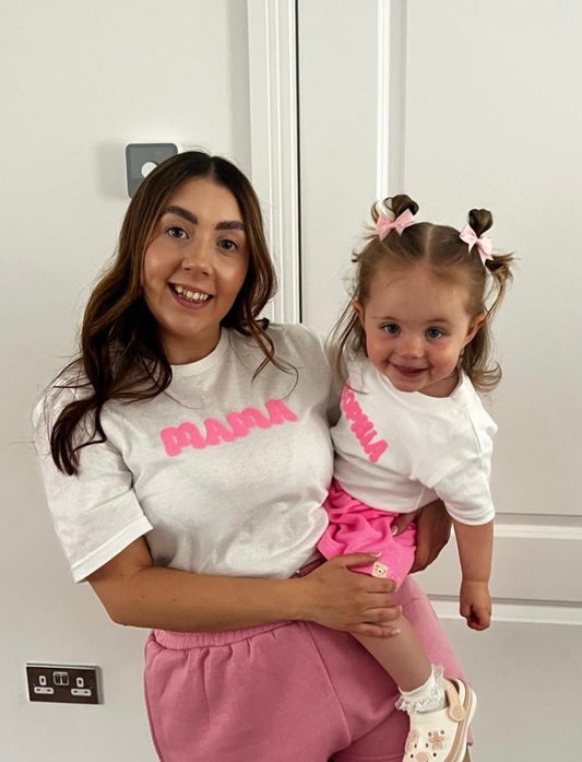 3D Matching Mama & Mini Flyer T-Shirts image 0