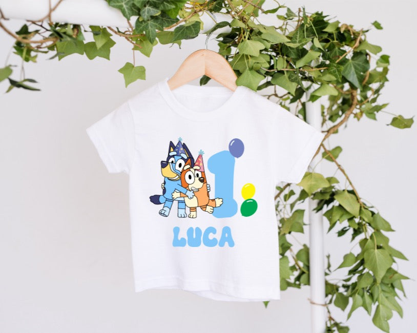 Bluey Birthday T-Shirt image 0
