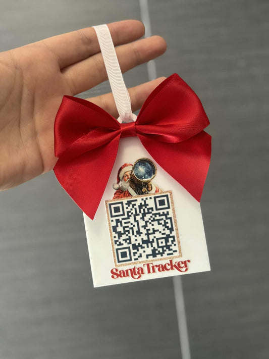 Santa Tracker Hanging Tree Ornament