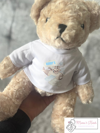 Travel Buddy Teddy - Blue
