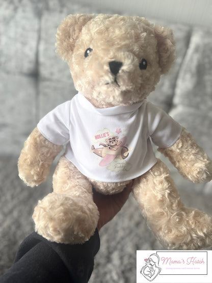 Travel Buddy Teddy - Pink