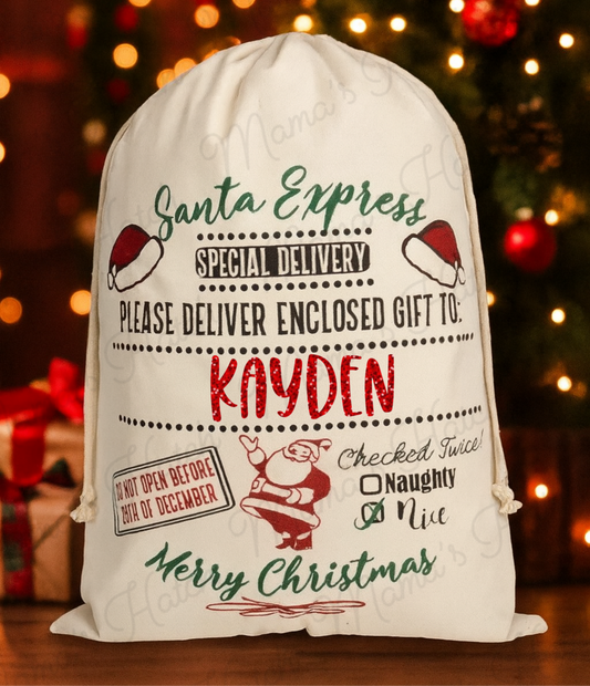 Personalised Santa Sack
