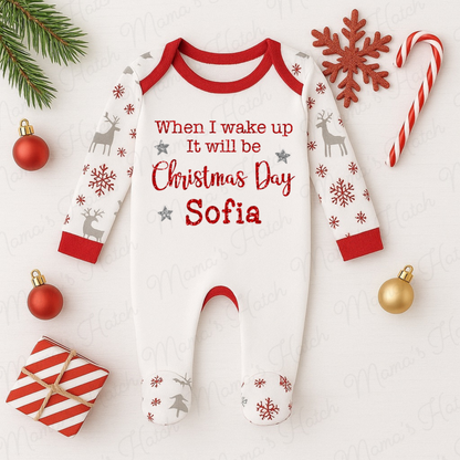 When I Wake Up It Will Be Christmas Day Romper