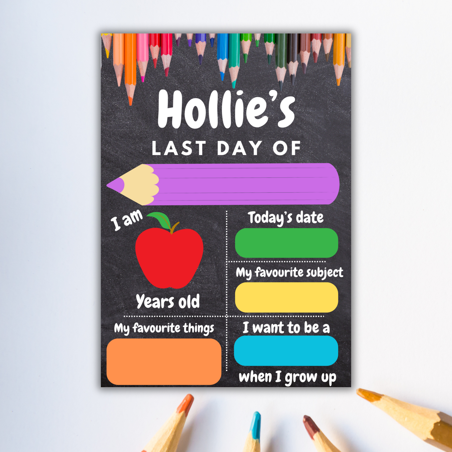 Last Day Of School Sign image 0