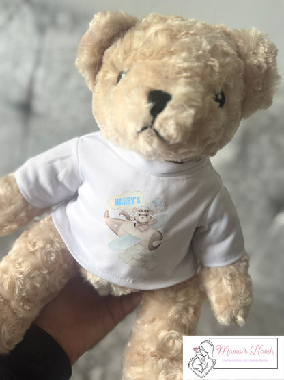 Travel Buddy Teddy - Blue