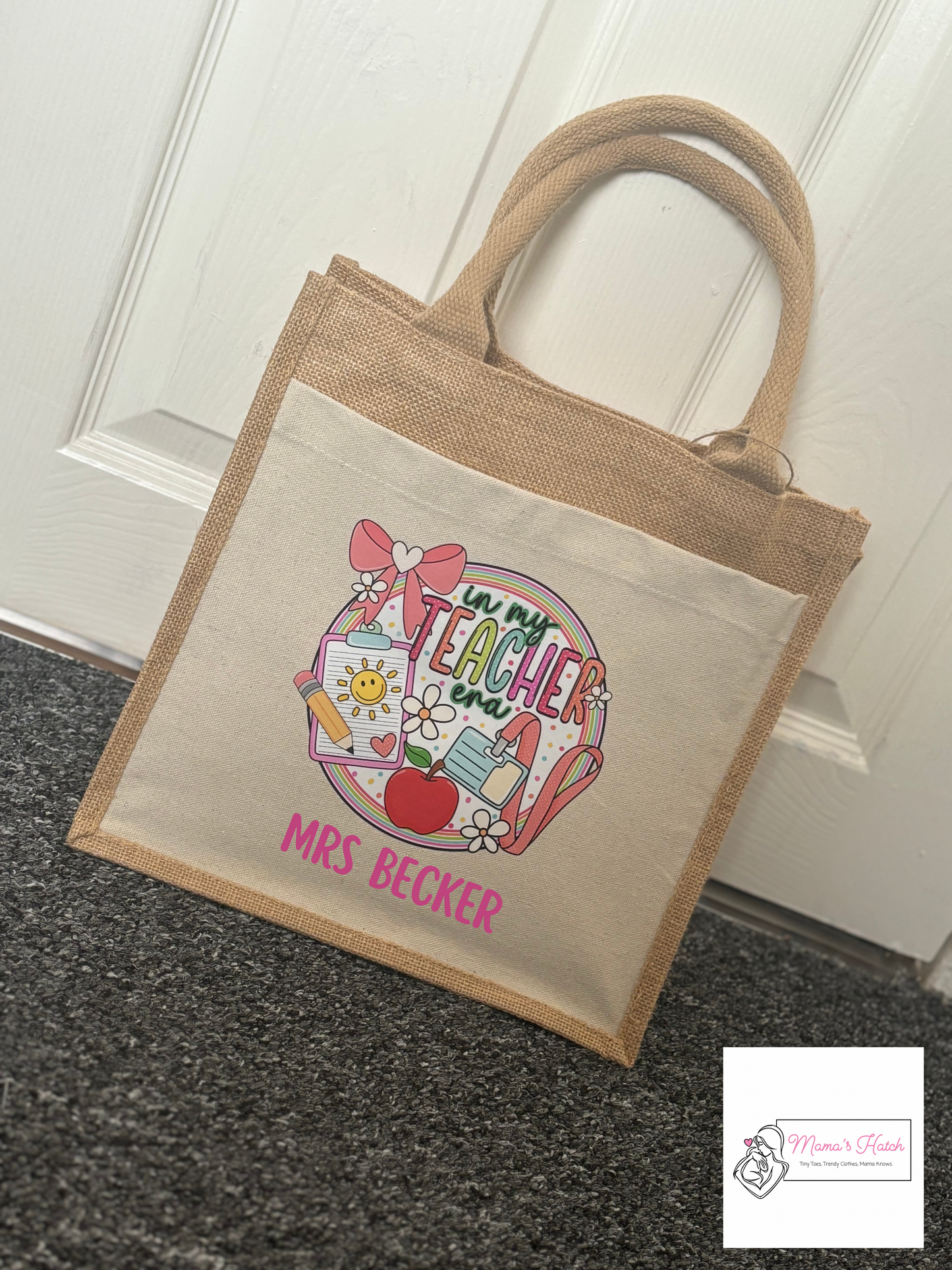 Teacher Jute Bag Gift - In My Teacher Era