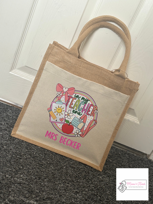 Teacher Jute Bag Gift - In My Teacher Era