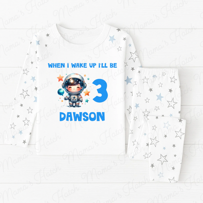 Astranaut When I Wake Up I Will Be Blue Birthday Pyjamas