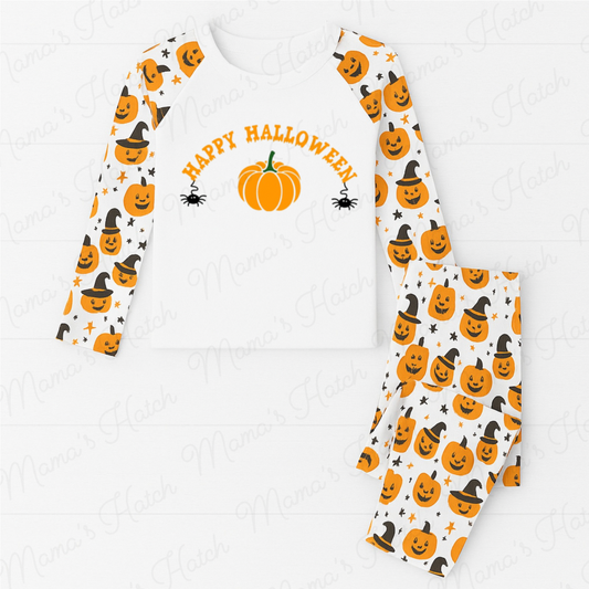 Happy Halloween Pumpkin Spider Pyjamas