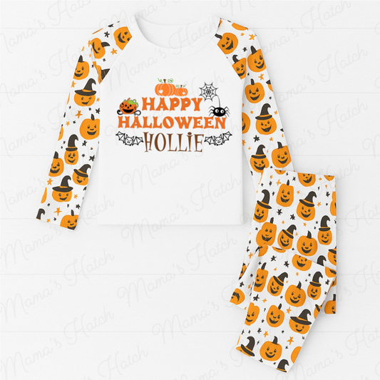 Personalised Happy Halloween Pyjamas