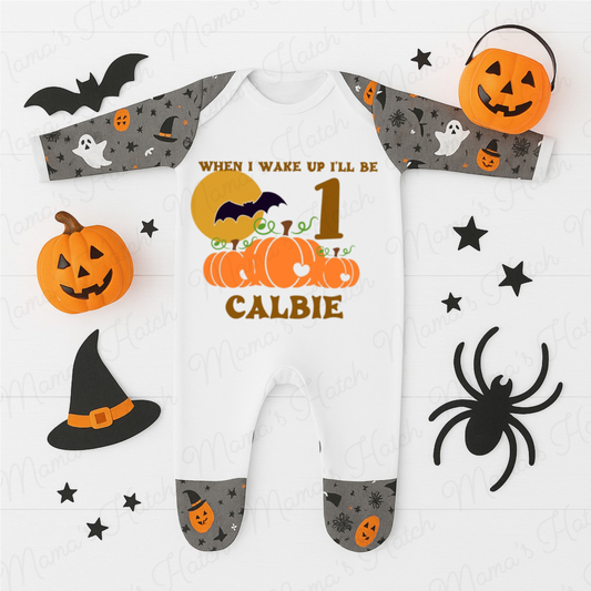 Halloween Birthday Romper