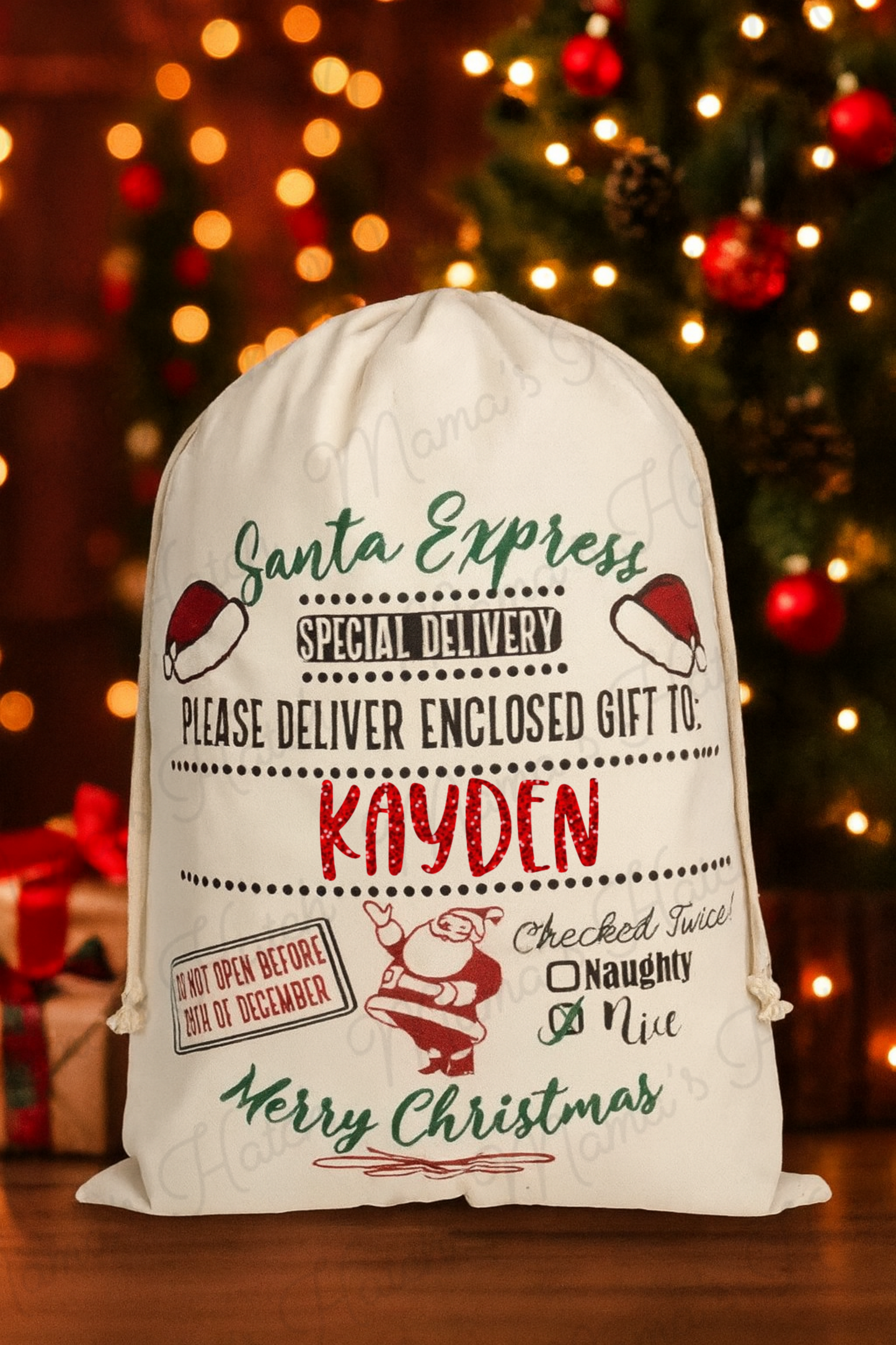 Personalised Santa Sack