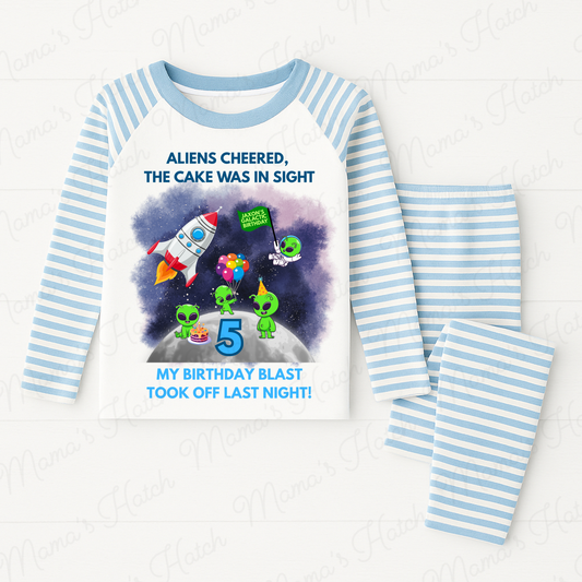 Personalised Galactic Birthday Pyjamas