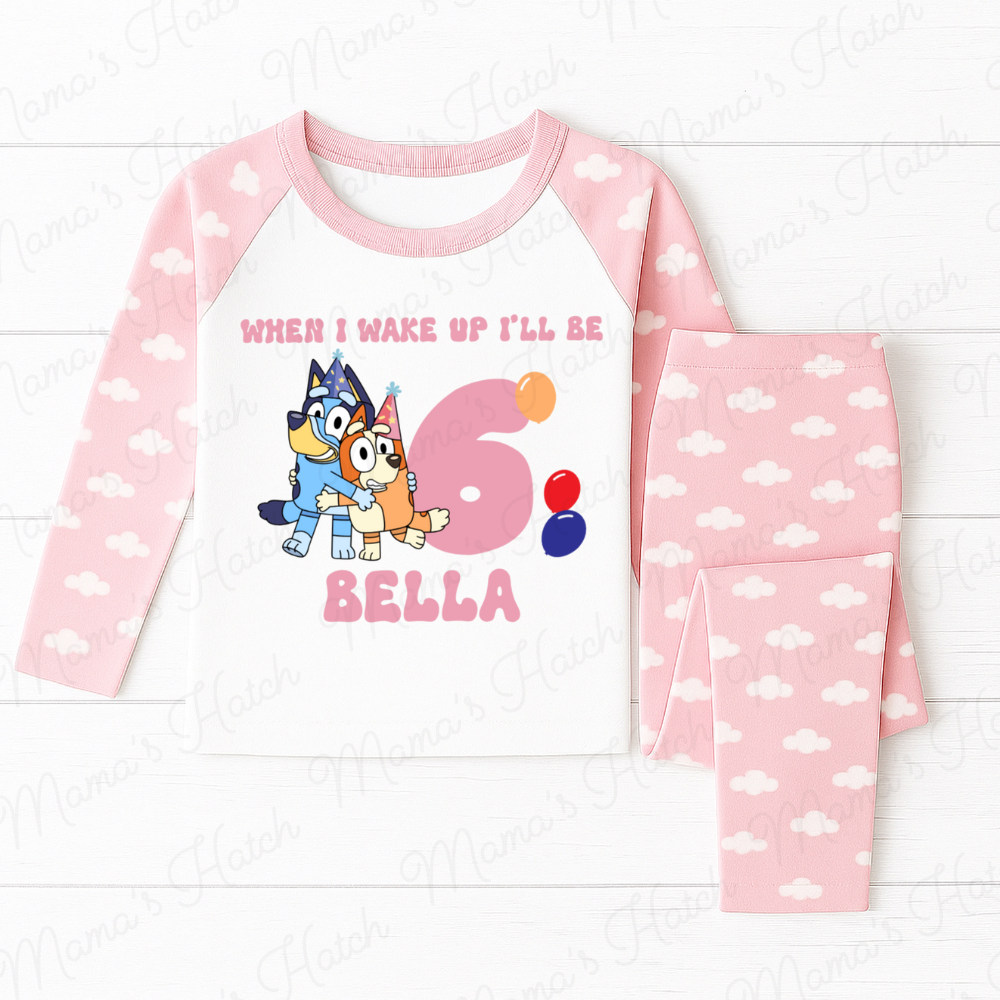 Bluey Pink Birthday Pyjamas