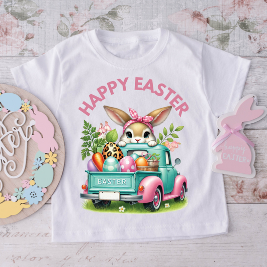 Happy Easter Bunny Car T-Shirt image 0