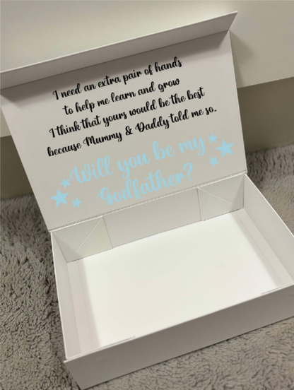 Will You Be My Godparents Personalised Gift Box image 4