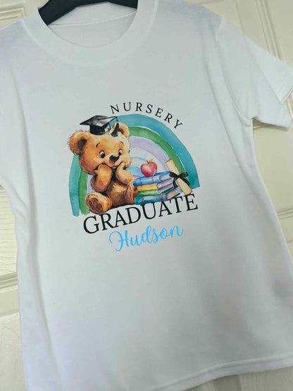 Nursery Graduate T-Shirt - Blue